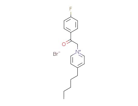 1-[2-(4-fluorophenyl)-2-oxoethyl]-4-pentylpyridinium