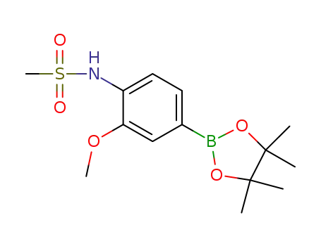 N-(2-methoxy-4-(4,4,5,5-tetramethyl-1,3,2-dioxaborolan-2-yl)phenyl)methanesulfonamide