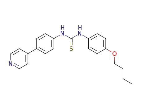 <i>N</i>-(4-butoxy-phenyl)-<i>N</i>'-(4-[4]pyridyl-phenyl)-thiourea