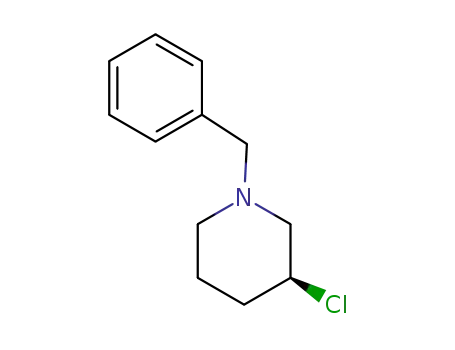 Molecular Structure of 1354017-94-9 ((S)-1-Benzyl-3-chloro-piperidine)
