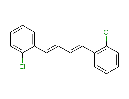 Molecular Structure of 72776-18-2 (1<i>t</i>,4<i>t</i>-bis-(2-chloro-phenyl)-buta-1,3-diene)