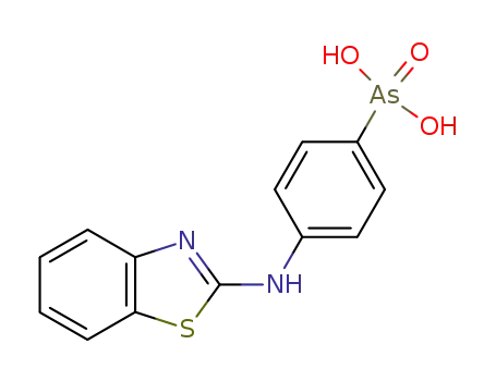 (4-benzothiazol-2-ylamino-phenyl)-arsonic acid