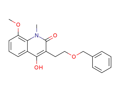 3-(2-benzyloxy-ethyl)-4-hydroxy-8-methoxy-1-methyl-1<i>H</i>-quinolin-2-one