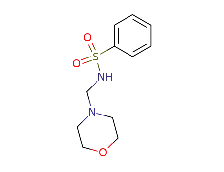 Benzenesulfonamide, N-(4-morpholinylmethyl)-