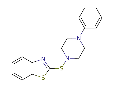 2-(4-phenyl-piperazin-1-ylsulfanyl)-benzothiazole
