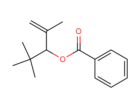 Molecular Structure of 101498-85-5 (benzoic acid-(1-<i>tert</i>-butyl-2-methyl-allyl ester))