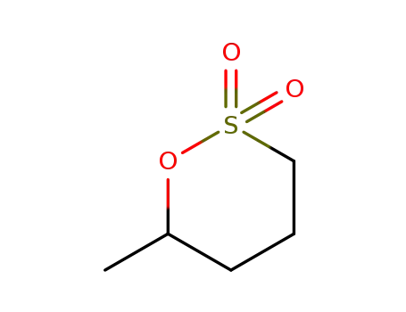 Molecular Structure of 4362-71-4 (6-methyl-1,2-oxathiane 2,2-dioxide)