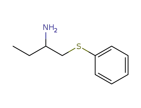 Molecular Structure of 3898-25-7 (1-(phenylsulfanyl-methyl)-propylamine)