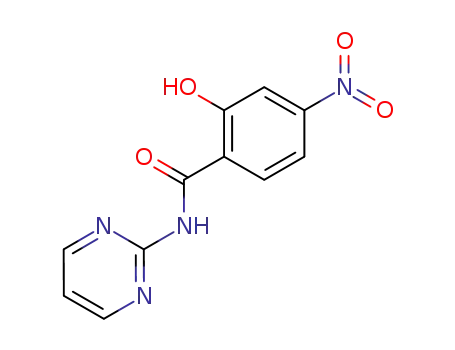 Molecular Structure of 857756-46-8 (2-hydroxy-4-nitro-benzoic acid pyrimidin-2-ylamide)