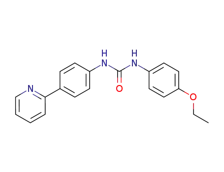 <i>N</i>-(4-ethoxy-phenyl)-<i>N</i>'-(4-[2]pyridyl-phenyl)-urea