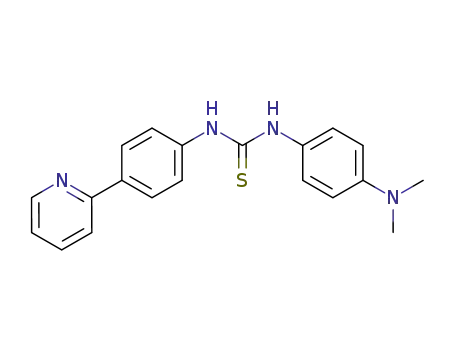 <i>N</i>-(4-dimethylamino-phenyl)-<i>N</i>'-(4-[2]pyridyl-phenyl)-thiourea