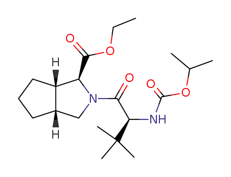 (1S,3aR,6aS)-2-((S)-2-Isopropoxycarbonylamino-3,3-dimethyl-butyryl)-octahydro-cyclopenta[c]pyrrole-1-carboxylic acid ethyl ester