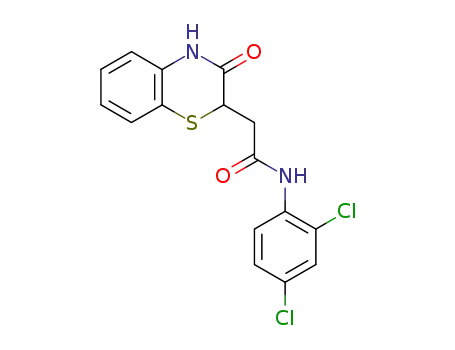 N-(2,4-dichlorophenyl)-2-(3-oxo-3,4-dihydro-2H-1,4-benzothiazin-2-yl)acetamide