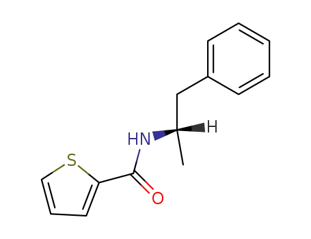 Molecular Structure of 100710-59-6 (<i>N</i>-((<i>S</i>)-1-methyl-2-phenyl-ethyl)-thiophene-2-carboxamide)