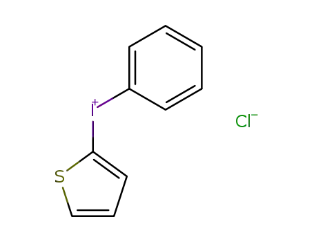 Molecular Structure of 29393-26-8 (Iodonium, phenyl-2-thienyl-, chloride)