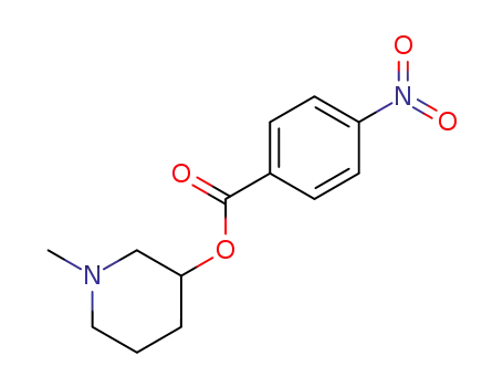Molecular Structure of 30727-33-4 (1-methyl-3-(4-nitro-benzoyloxy)-piperidine)