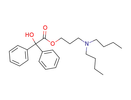 Benzilic acid, 3-(dibutylamino)propyl ester