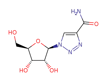 Molecular Structure of 31843-67-1 (1-pentofuranosyl-1H-1,2,3-triazole-4-carboxamide)
