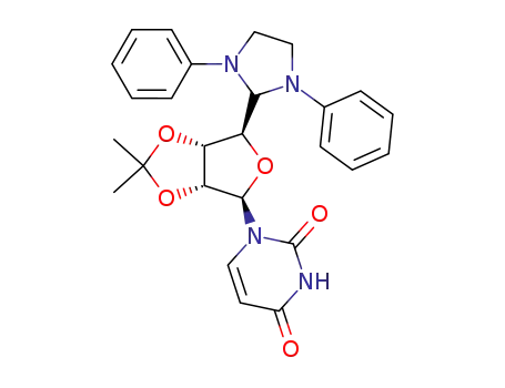 5'-deoxy-2',3'-isopropylidene-5',5'-[(N,N'-diphenyl)ethylenediamino]uridine