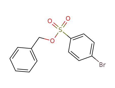 Molecular Structure of 27297-80-9 (Benzenesulfonic acid, 4-bromo-, phenylmethyl ester)
