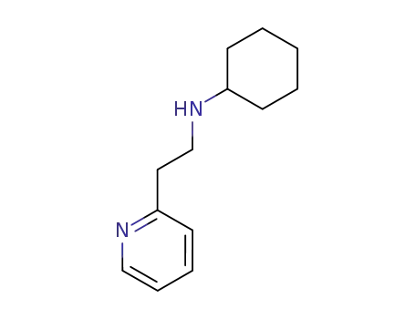 Molecular Structure of 150368-71-1 (cyclohexyl-(2-[2]pyridyl-ethyl)-amine)