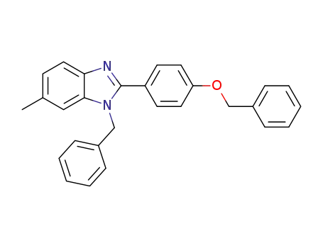 1-benzyl-2-(4-(benzyloxy)phenyl)-6-methyl-1H-benzimidazole