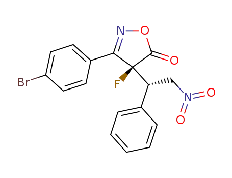 3-(4-bromophenyl)-4-fluoro-4-(2-nitro-1-phenylethyl)isoxazol-5(4H)-one