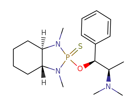 [(1R,2S)-2-{(R,R)-(1,3-dimethyl-2-thioxo-octahydro-2λ5-benzo[1,3,2]diazaphosphol-2-yloxy)}-1-methyl-2-phenyl-ethyl]dimethyl-amine