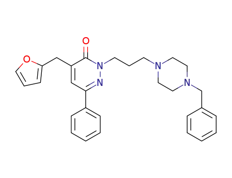 2-[3-(4-benzylpiperazin-1-yl)propyl]-4-furan-2-ylmethyl-6-phenyl-2H-pyridazin-3-one