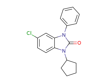 1,3-Dihydro-5-chloro-1-cyclopentyl-3-phenyl-2H-benzimidazol-2-one