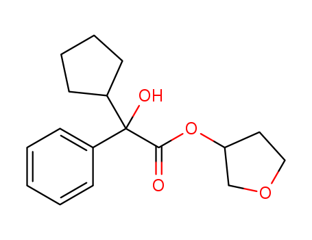 cyclopentylhydroxyphenylacetic acid tetrahydrofuran-3-yl ester