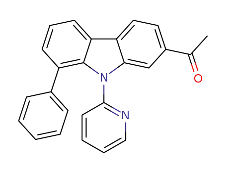 1-(8-phenyl-9-(pyridin-2-yl)-9H-carbazol-2-yl)ethanone