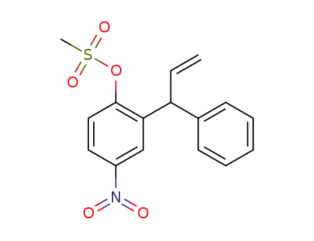 4-nitro-2-(1-phenylallyl)phenyl methanesulfonate