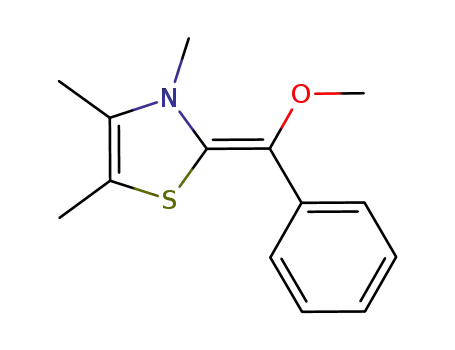 (E)-2-(methoxy(phenyl)methylene)-3,4,5-trimethyl-2,3-dihydrothiazole