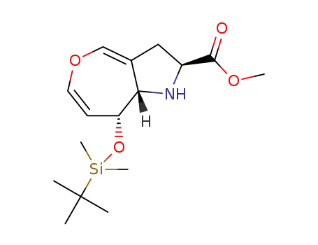 (2S,8R,8aS)-methyl 8-((tert-butyldimethylsilyl)oxy)-2,3,8,8a-tetrahydro-1H-oxepino[4,3-b]pyrrole-2-carboxylate