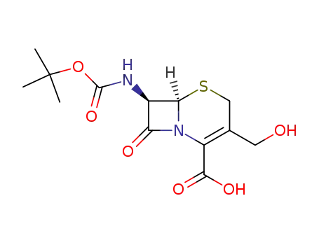 N-(tert-butyloxycarbonyl)-3-deacetylcephalosporanic acid