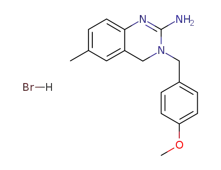 3-(4-Methoxy-benzyl)-6-methyl-3,4-dihydro-quinazolin-2-ylamine; hydrobromide