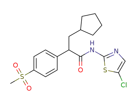 C<sub>18</sub>H<sub>21</sub>ClN<sub>2</sub>O<sub>3</sub>S<sub>2</sub>