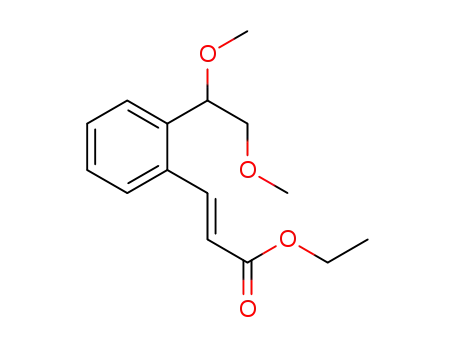 (E)-ethyl 3-(2-(1,2-dimethoxyethyl)phenyl)acrylate