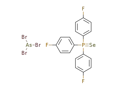 Molecular Structure of 1394247-61-0 (C<sub>18</sub>H<sub>12</sub>F<sub>3</sub>PSe*AsBr<sub>3</sub>)