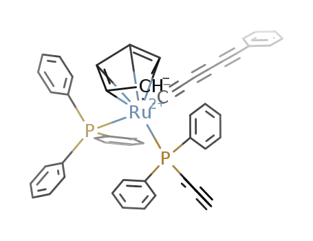 Ru(C≡CC≡CC≡CPh)(PPh<sub>3</sub>)<sub>2</sub>Cp