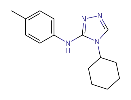 4-cyclohexyl-N-p-tolyl-4H-1,2,4-triazol-3-amine