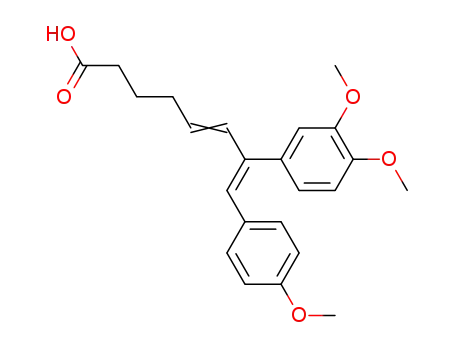 7-(3,4-dimethoxyphenyl)-8-(4-methoxyphenyl)-(E)-5,7-octadienoic acid