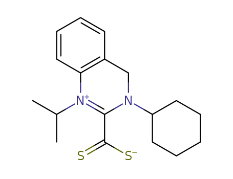 1-isopropyl-3-cyclohexyl-3,4-dihydroquinazolinium-2-dithiocarboxylate