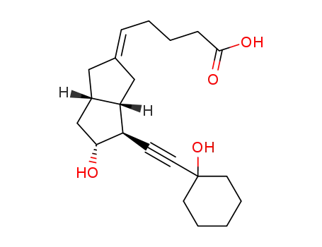 Molecular Structure of 145375-81-1 (13,14-DEHYDRO-15-CYCLOHEXYL CARBAPROSTACYCLIN)
