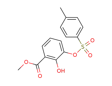 Benzoic acid, 2-hydroxy-3-[[(4-methylphenyl)sulfonyl]oxy]-, methyl ester