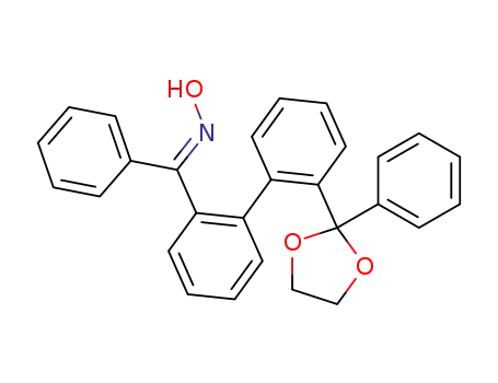 trans-<2'-(2-phenyl-1,3-dioxolan-2-yl)<1,1'-biphenyl>-2yl>phenylmethanone oxime