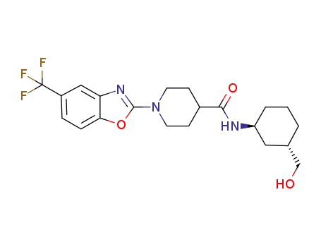 C<sub>21</sub>H<sub>26</sub>F<sub>3</sub>N<sub>3</sub>O<sub>3</sub>