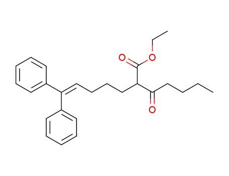 ethyl 1,1-diphenyl-1-undecen-7-on-6-carboxylate
