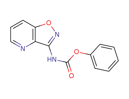 Molecular Structure of 1229383-76-9 (isoxazolo[4,5-b]pyridin-3-yl-carbamic acid phenyl ester)